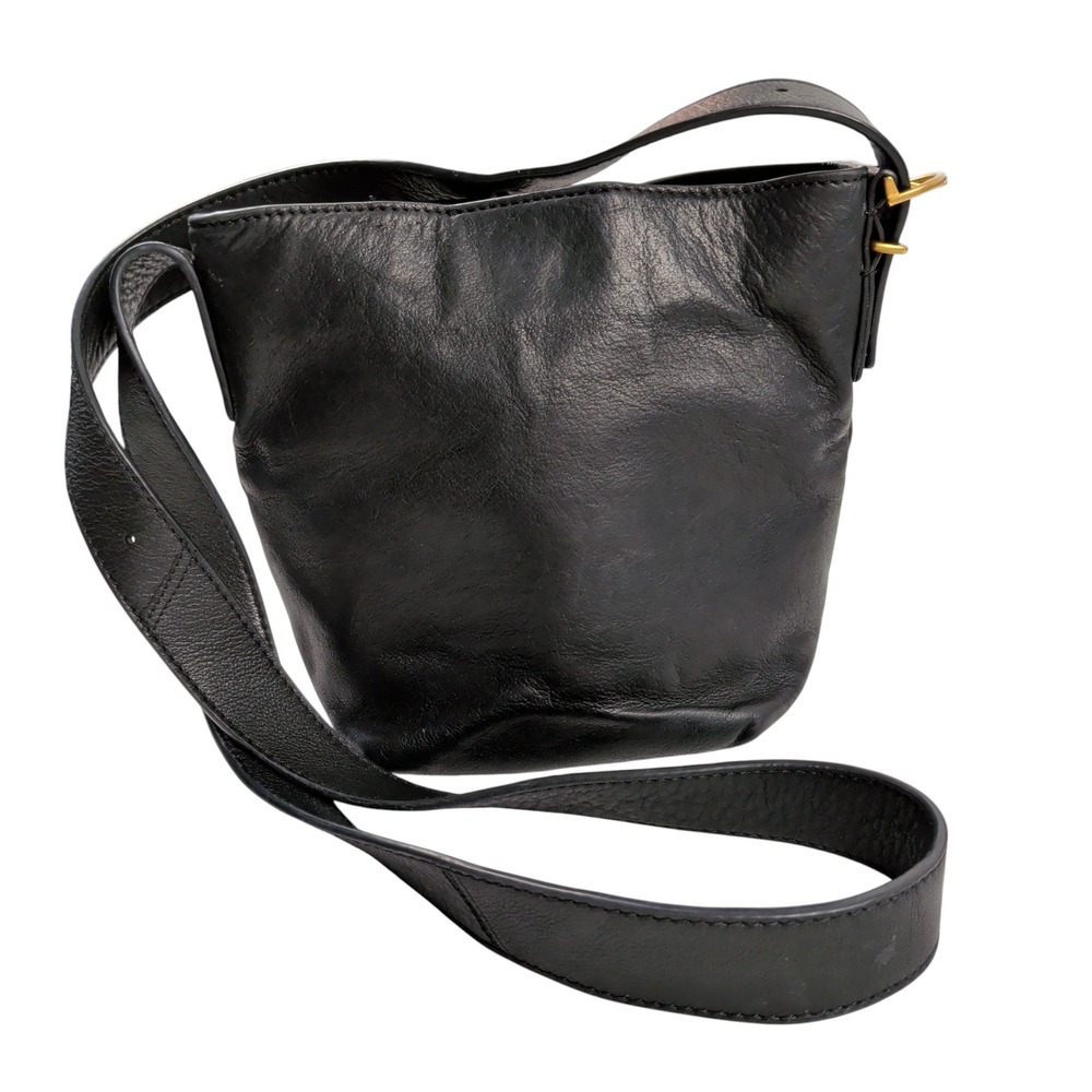 Small Black‎ Leather Crossbody Shoulder Bag Grunge Bikercore